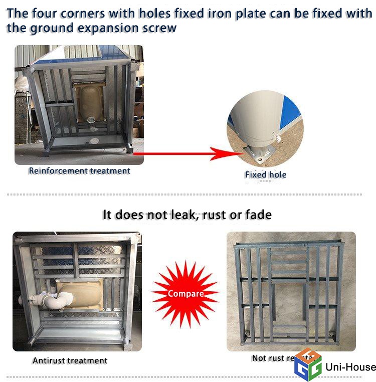 Eps Sandwich Panel Portable Toilet