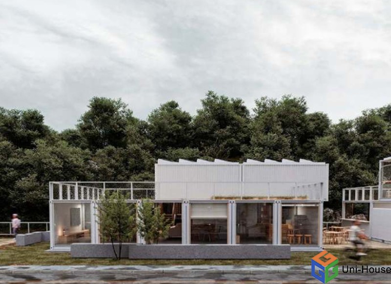 A competition-winning shipping container house design
